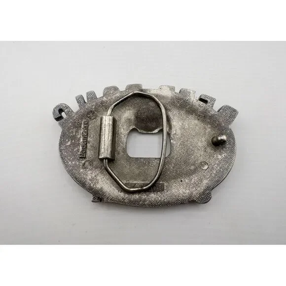 Beer Pong Champ Silver Men's Belt Buckle - Picture 4 of 4